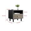 JECCIE Snack Table Square Bedside Table Storage Drawer Bedside Table Bedroom Coffee Table Side Table Storage Bedside Locker Furniture Sofa Table view 2