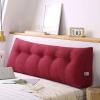 HUHJYUGE Triangle Reading Pillow, Wedge Headboard Pillow, Triangle Sofa Backrest Pillow, Full Size Perfect As Bed Rest Back Support Pillow, with Removable Linen Cover (C 80cm) view 1