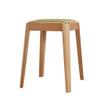 EDWAL Foot Stools Modern Solid Wood Makeup Stool, Light Luxury Shoe Changing Stool, Bedroom Home Dressing Table Stool, Simple Low Stool Chair Sofa Footrest (Color : 02) view 1