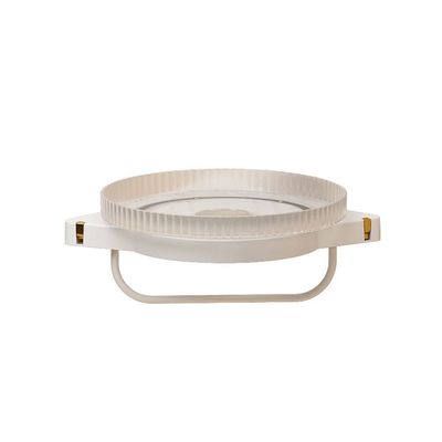 ASWAD Bathroom Floating Shelf Creative Rotating Rack Kitchen Rotating Storage Rack Bathroom Disc Corner Storage Rack Bathroom Rack Storage Storage Rack Bathroom Wall Organizer (Color : A)