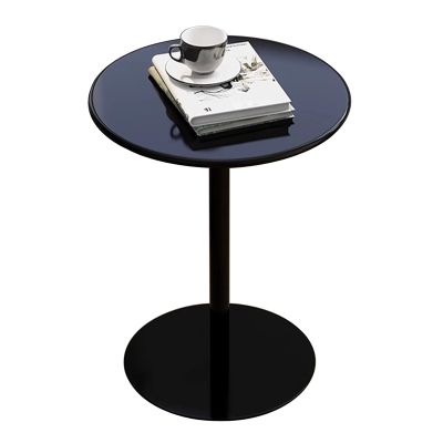 Antourlamm Small Side End Table, Modern Height Counter Bar Table, Kitchen Breakfast Bar Modern Pedestal Metal Round Bar Table for Cocktail Home Pub Coffee Tea Dining Bistro (Size : 40x62cm)