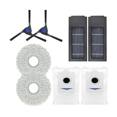 NALora Compatible for Ecovacs Debot X2 / X2 Pro / X2 Omni Robot Vacuum Cleaner Main Side Brush Hepa Filter Mop Cloths Dust Bag Accessories Parts