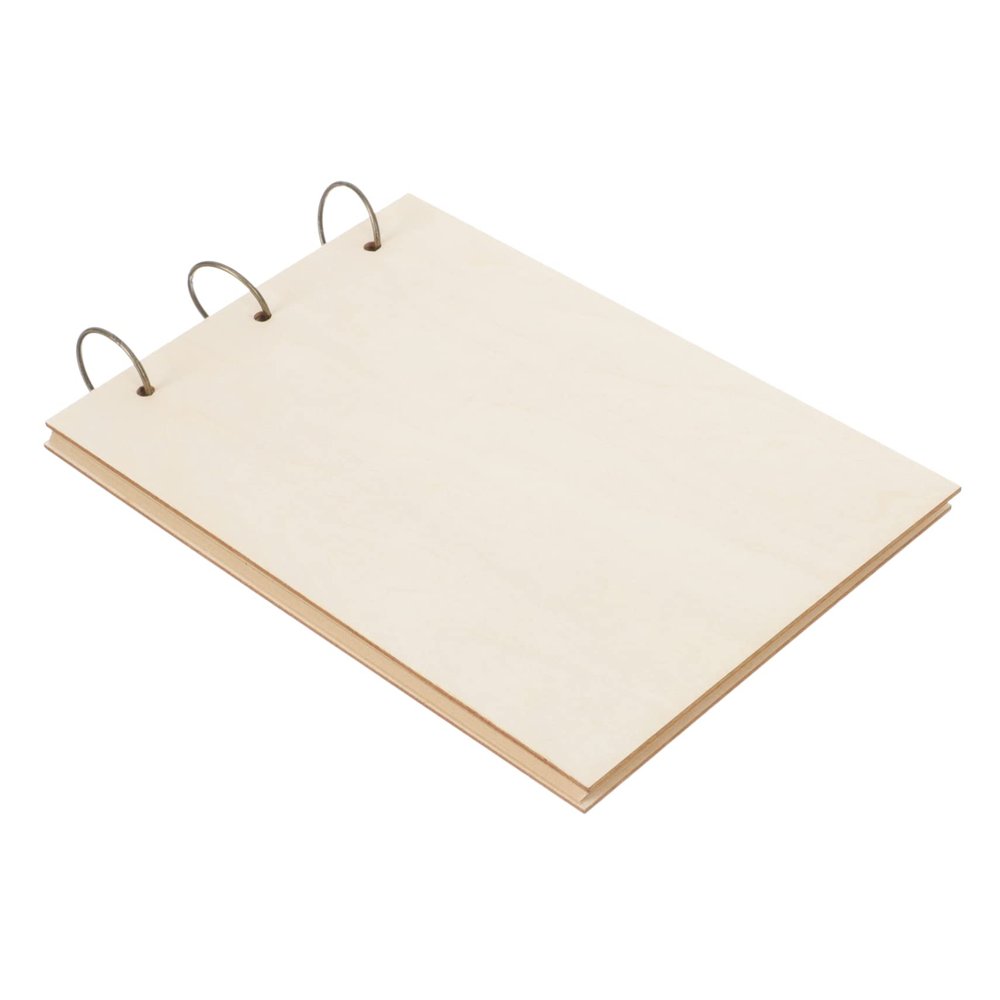 CHILDWEET Wooden Guest Book for Weddings Rustic Memory Sign Album Elegant Keepsake for Guests to Write Messages for Wedding Ceremonies and Receptions