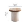 Coffee Table Night Stand Simple Household Small Round Table Low Table Coffee Table Living Room Corner Bedroom Creative Side Table Coffee Tables for Living Room view 3