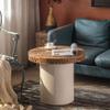 Coffee Table Night Stand Simple Household Small Round Table Low Table Coffee Table Living Room Corner Bedroom Creative Side Table Coffee Tables for Living Room view 4