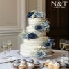 N&T NIETING Dusty Blue Fake Roses,50pcs Artificial Flowers Faux Flowers Fake Flowers for DIY Wedding Bouquets Centerpieces Floral Arrangements Home Decorations Shades of Navy Blue view 4