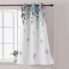 Blackout Curtain 84 inch Length for Living Room Bedroom, Retro Teal Eucalyptus Leaves Spring Plant Leaf Room Darkening Drapes Grommet Thermal Insulated Window Curtain for Home Sliding Door Decor view 4