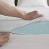 Oakestry Luxurious Gel Infused Memory Foam Mattress Topper Comfort Top Cover Ultra Soft Support, Full, White view 2