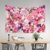 Conank Floral Wall Tapestry Flower Pattern Wall Hanging Tapestry Decor for Tea Party Wedding Bridal Shower Birthday Valentine's Day Mother's Day Decorations Background Supplies 60x40 Inch view 4