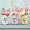 18 Pcs Easter Bunny Face Vinyl Decals - Bunny Faces DIY Craft Vinyl Art Stickers, Wall Decals, Glass Window Stickers view 4