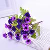 10 Bundles Artificial Lavender, Modern Plastic Fake Flowers, Outdoor UV Resistant Plants for Indoor Outside Windows Decorations,Tulip (Yellow) view 4