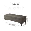 Storage benches with seating, bench for entryway, wooden storage bench, bedroom storage bench, end of bed storage bench, leather bench, bed ottoman bench, modern bench: suitable for many scenes ( Colo view 2