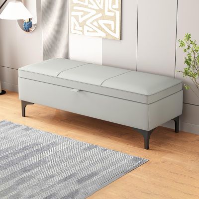 Storage benches with seating, bench for entryway, wooden storage bench, bedroom storage bench, end of bed storage bench, leather bench, bed ottoman bench, modern bench: suitable for many scenes ( Colo