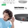 AmNooL Electric Remote Control Rotating Turntable, Display Rotating Display Stand Photography Product Display Motorized Turntable Display Table for 360 Degree Product Images (Color : Black) view 4