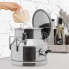 Stainless Steel Milk Can with Faucet, Milk Jug Milk Bucket Wine Bucket Bottle Liquid Container Storage with Handle, Silicone Seal Barrels Transport Can Oil Barrel Tea Canister (12L/3.17Gal) view 2