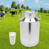 15.85 Gal Stainless Steel Milk Can, Large Milk Bucket with Handle view 3