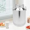 15.85 Gal Stainless Steel Milk Can, Large Milk Bucket with Handle view 4