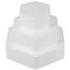 Tofficu Square Foam Cake Mold 7.87In Lightweight Cake Dummy for Creative Diy Craft Photo Prop and Decorate Mold view 1