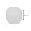 Tofficu Square Foam Cake Mold 7.87In Lightweight Cake Dummy for Creative Diy Craft Photo Prop and Decorate Mold view 3
