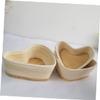 Ciieeo Unbleached Heart Shape Bread Proofing Basket Natural Vine Baking Tool Cover for Rising Dough Medium for Sourdough Artisan Bread Making view 3