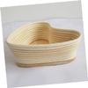 Ciieeo Unbleached Heart Shape Bread Proofing Basket Natural Vine Baking Tool Cover for Rising Dough Medium for Sourdough Artisan Bread Making view 4