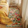Rugcomf Runner Rug for Hallways Kitchen Rug Non Slip 2'x 6' Washable Rugs with Rubber Backing Soft Floral Carpet Runner for Hallways, Kitchen, Laundry, Bedroom, Bathroom(Green) view 3