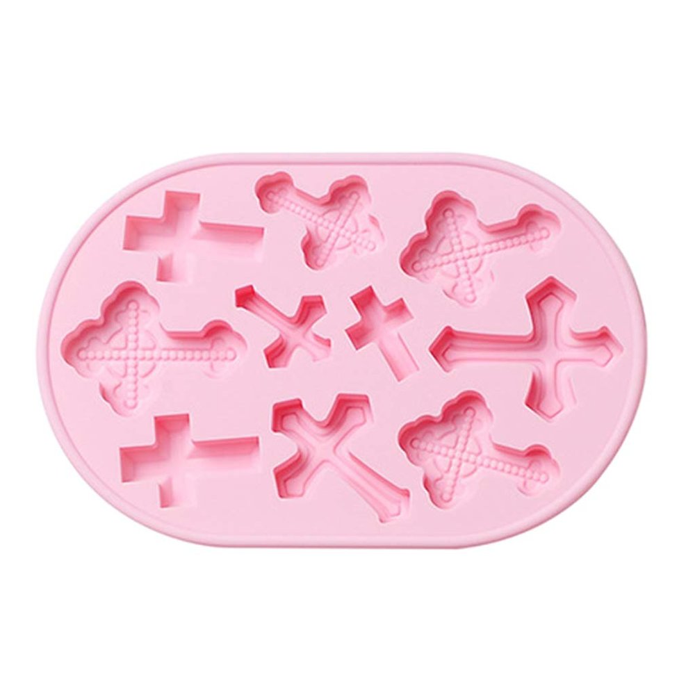 DGFJY For Cross Silicone Cake Mold Silicone Candy Fondant Cake Tool Dessert Lace Decoration Supplies Chocolate Mold