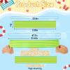 Boao 4 Pack Towel Bands for Beach Chair, Pool & Cruise Essentials, Elastic and Windproof, Towel Chair Clips Lounge Strap Holder, Cruise Ship Accessories (Stripe Style) view 2