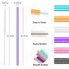 Allwith 6 PCS Replacement Straws for Stanley|Simple Modern|Owala 40 oz 30 oz 20 oz 14 ozTumbler, Reusable Color Drinking Straws with Cleaning Brush for Stanley Cup AccessorieBPA Free, Dishwasher Safe view 2
