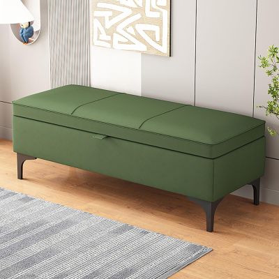 Storage benches with seating, storage bench for bedroom, upholstered bench, wooden storage bench, end of bed bench, bed ottoman bench, entrance bench, modern bench: suitable for many scenes ( Color :