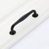 SwePer Handles,Handle Set,12 Pack Black Cabinet Doors Pull Handles 128mm Hole Centre Aluminum Kitchen Cupboard Handles Bow Shape Furniture Drawers Knobs Handle view 4