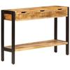 MNISDFL Versatile Console Entertainment Center Storage Sideboard with 3 Drawers 43.3"x13.8"x29.5" Solid Mango Wood view 1