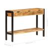 MNISDFL Versatile Console Entertainment Center Storage Sideboard with 3 Drawers 43.3"x13.8"x29.5" Solid Mango Wood view 2