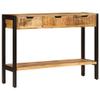 MNISDFL Versatile Console Entertainment Center Storage Sideboard with 3 Drawers 43.3"x13.8"x29.5" Solid Mango Wood view 3