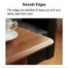 BSapp Sofa Side Table with Metal Rod, Sofa End Table Sturdy and Durable, Rectangle Coffee Table, for Bedside Dormitory view 4