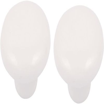 SwePer Cupboard Handles Cabinet Wardrobe Drawer Door 40mm Dia Round Ceramic Knobs Pull White 2pcs Handle