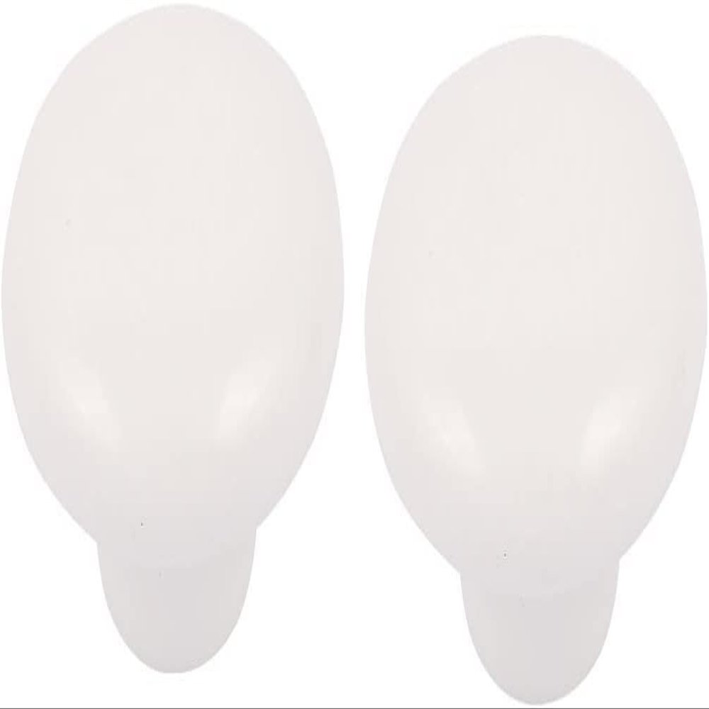 SwePer Cupboard Handles Cabinet Wardrobe Drawer Door 40mm Dia Round Ceramic Knobs Pull White 2pcs Handle