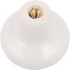 SwePer Cupboard Handles Cabinet Wardrobe Drawer Door 40mm Dia Round Ceramic Knobs Pull White 2pcs Handle view 3