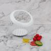 TITA-DONG Coffee Pod Holder for Counter, Large Capacity Coffee Capsule Holder, White Coffee Pod Basket, Metal Coffee Capsule Storage, Coffee Pod Holder Bowl for Coffee Bar Home Decor(White) view 4