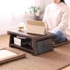 Balcony Low Table Foldable Small Table Small Coffee Table Wooden Tea Table Meditation Table Floor Study Table (Size : 50x30x20cm) view 2