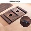 Balcony Low Table Foldable Small Table Small Coffee Table Wooden Tea Table Meditation Table Floor Study Table (Size : 50x30x20cm) view 3
