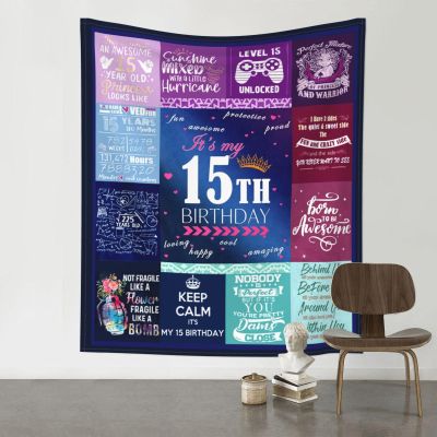 Xsovgoi Gift For 15th Birthday Tapesty Home Decor Tapestry For Bedroom,Tapestry Wall Hanging 60"X51"