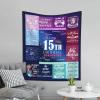 Xsovgoi Gift For 15th Birthday Tapesty Home Decor Tapestry For Bedroom,Tapestry Wall Hanging 60"X51" view 2