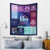 Xsovgoi Gift For 15th Birthday Tapesty Home Decor Tapestry For Bedroom,Tapestry Wall Hanging 60"X51" view 4