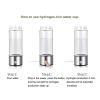 420ml Hydrogen Ionized Water Bottle, 800 to 1200PPB Level up Hydrogen Generator Bottle, Portable Water Ionizer Machine Generator Health Cup for Travel view 3
