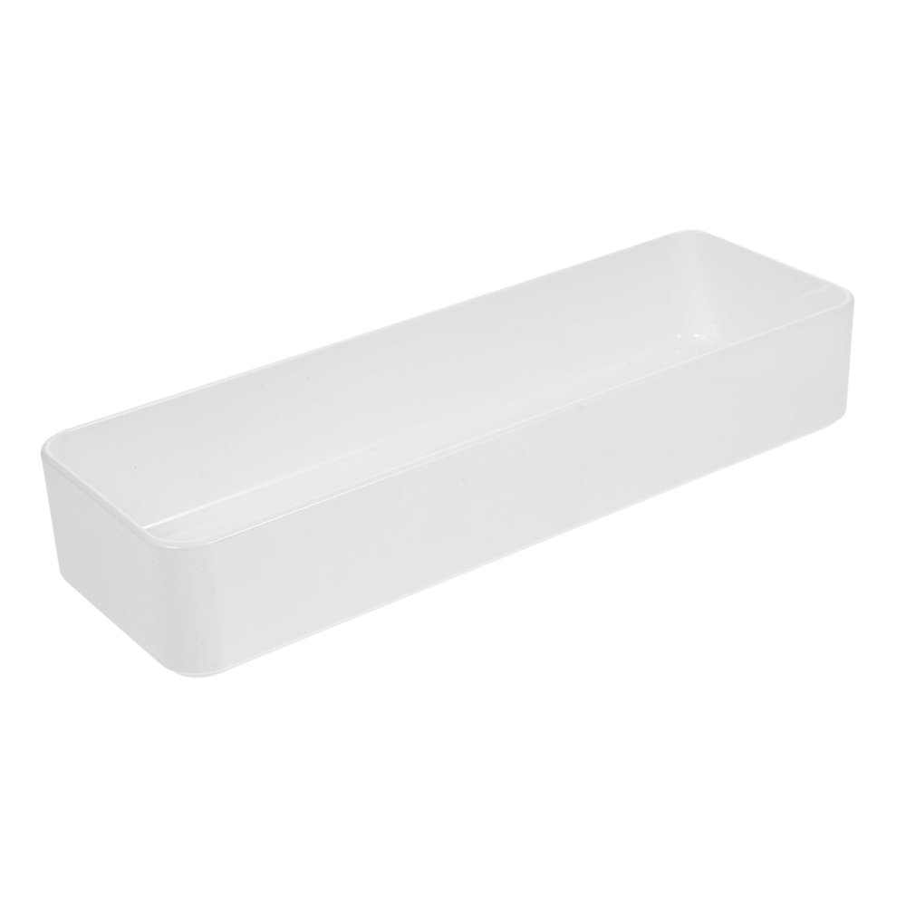 CIYODO 2Pcs Silverware Organizer Tray Kitchen Drawer Utensil Storage Box for Cutlery Flatware Spoons Compact Silverware Holder for Organized Kitchen