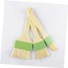 OKUMEYR 3pcs Plastic Basting Oil Brush Food-grade Bbq Brush for Cooking Baking and Spreading Sauces Small Medium and Large Mixed Colors view 3
