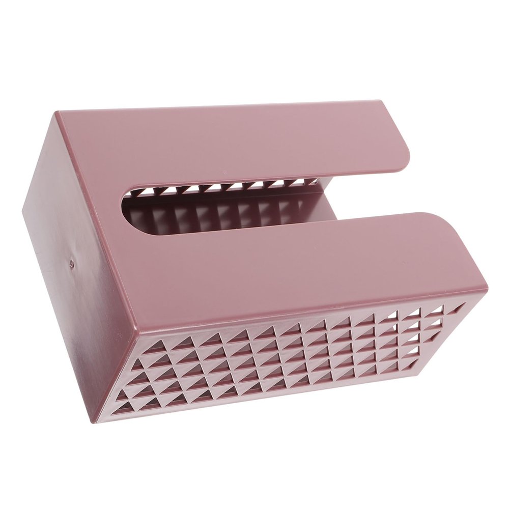 DECHOUS 2 Pcs Elegant Wall-Mounted Tissue Case Space-Saving Tissue Holder Napkin Box Premium Quality Grey
