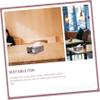 DECHOUS 2 Pcs Elegant Wall-Mounted Tissue Case Space-Saving Tissue Holder Napkin Box Premium Quality Grey view 3