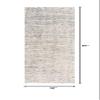 BoutiqueRugs Keita Contemporary Mosaic Runner Rug - High Pile Fluffy Soft Shag Carpet for Hallway, Kitchen - Black and White - 2'8" x 7'3" Runner view 3